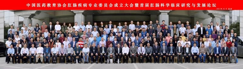 祝贺中国医药教育协会肛肠疾病专业委员会成立大会成功举行